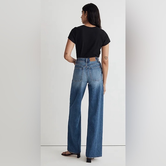 Madewell Superwide-Leg Jeans In Fannin Wash - Picture 5 of 11